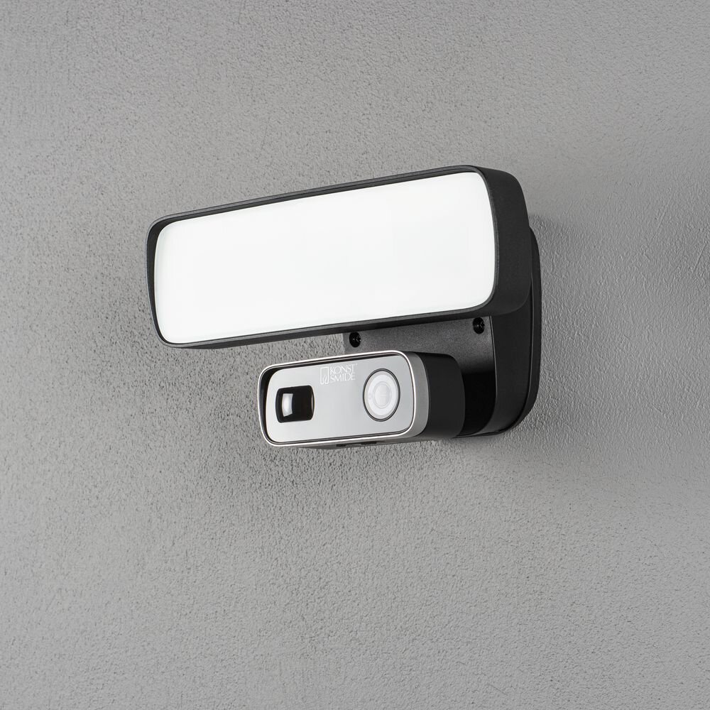 KONSTSMIDE LED Außen-Wandleuchte, Smartlight / Sicherheits- Überwachungslampe
