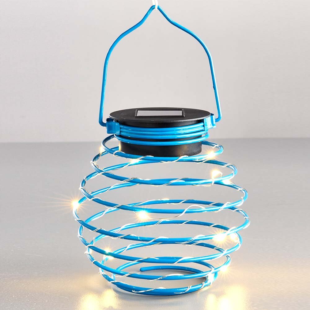 LED Solar Leuchte Spring in Blau