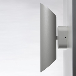Wandleuchte Capri in Silber GU10 2-flammig IP44