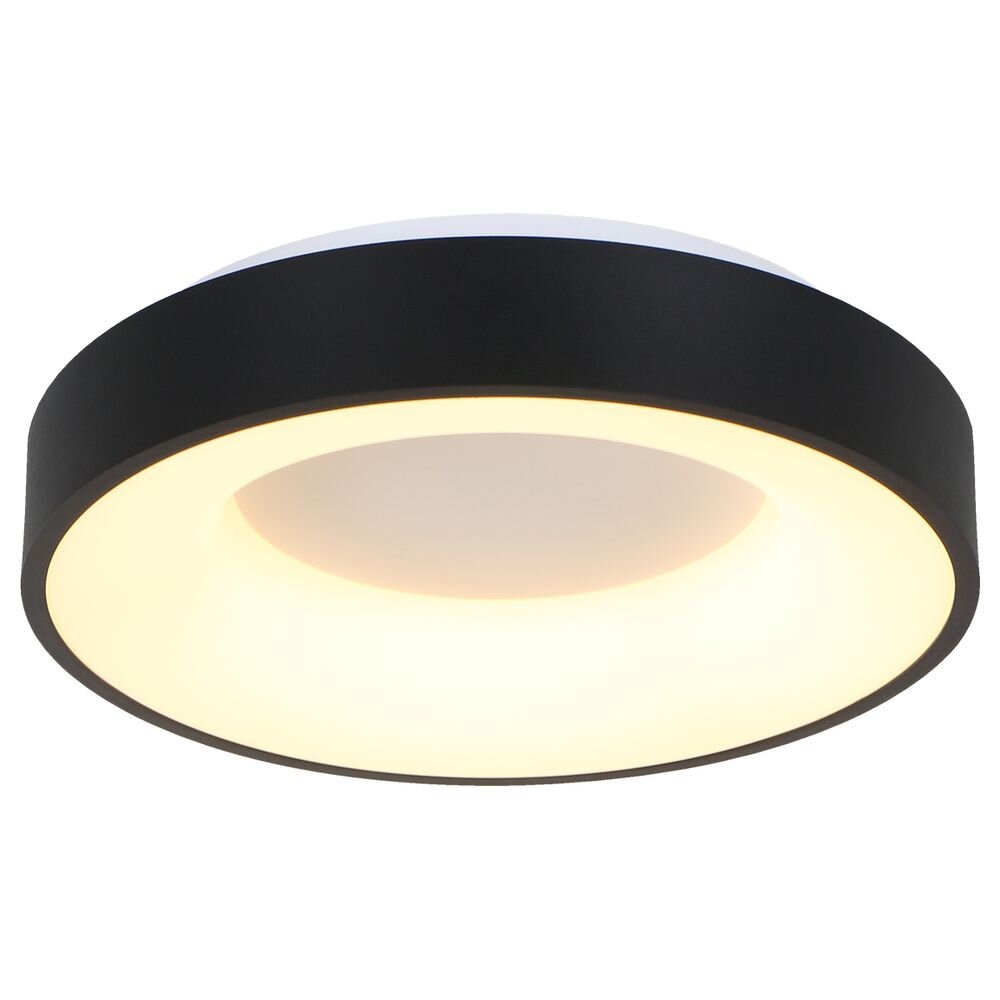 LED Deckenleuchte Ringlede in Schwarz und Weiß 40W 3600lm