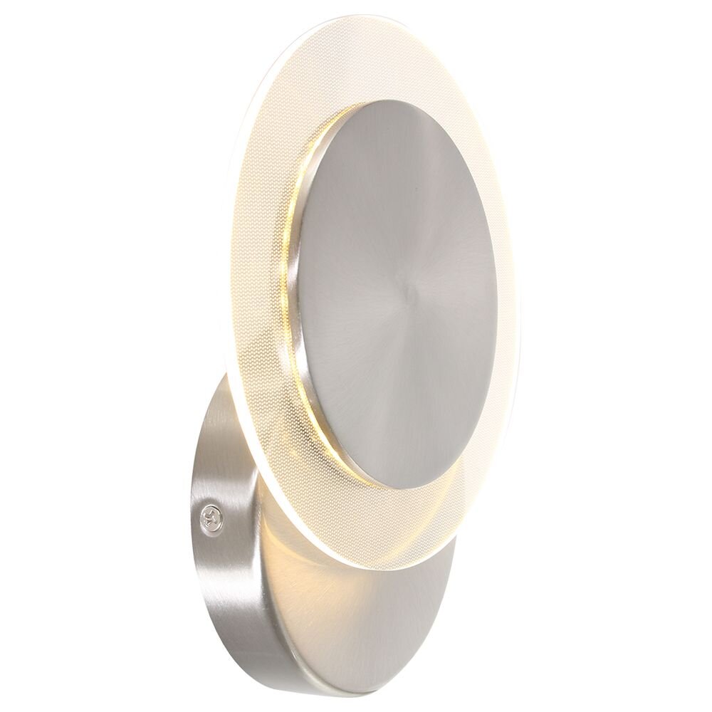 LED Wandleuchte Lido in Silber und Weiß 8W 700lm