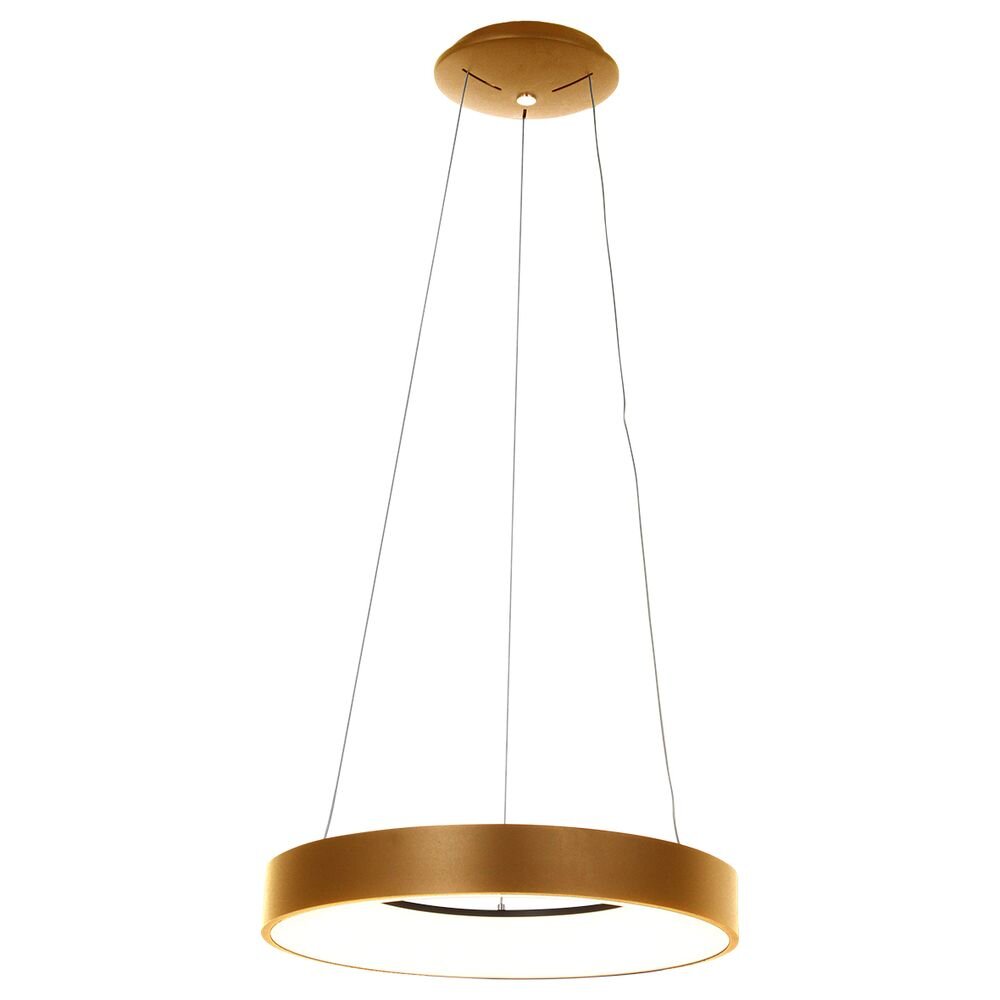 LED Pendelleuchte Ringlede in Gold und Weiß 40W 3600lm