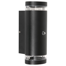 LED Wandleuchte in Schwarz und Weiß 2x 4W 700lm IP54