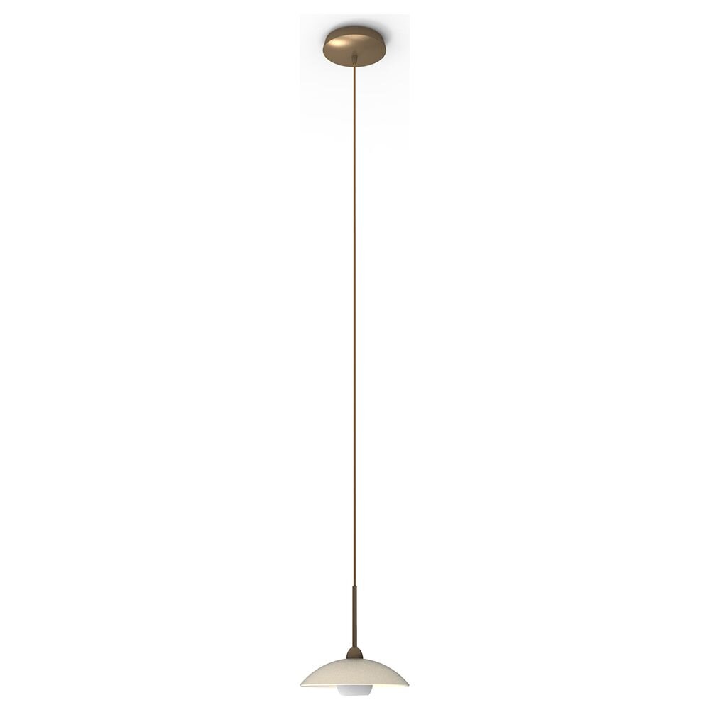 LED Pendelleuchte Souvereign in Bronze und Weiß 3W 300lm G9 1-flammig