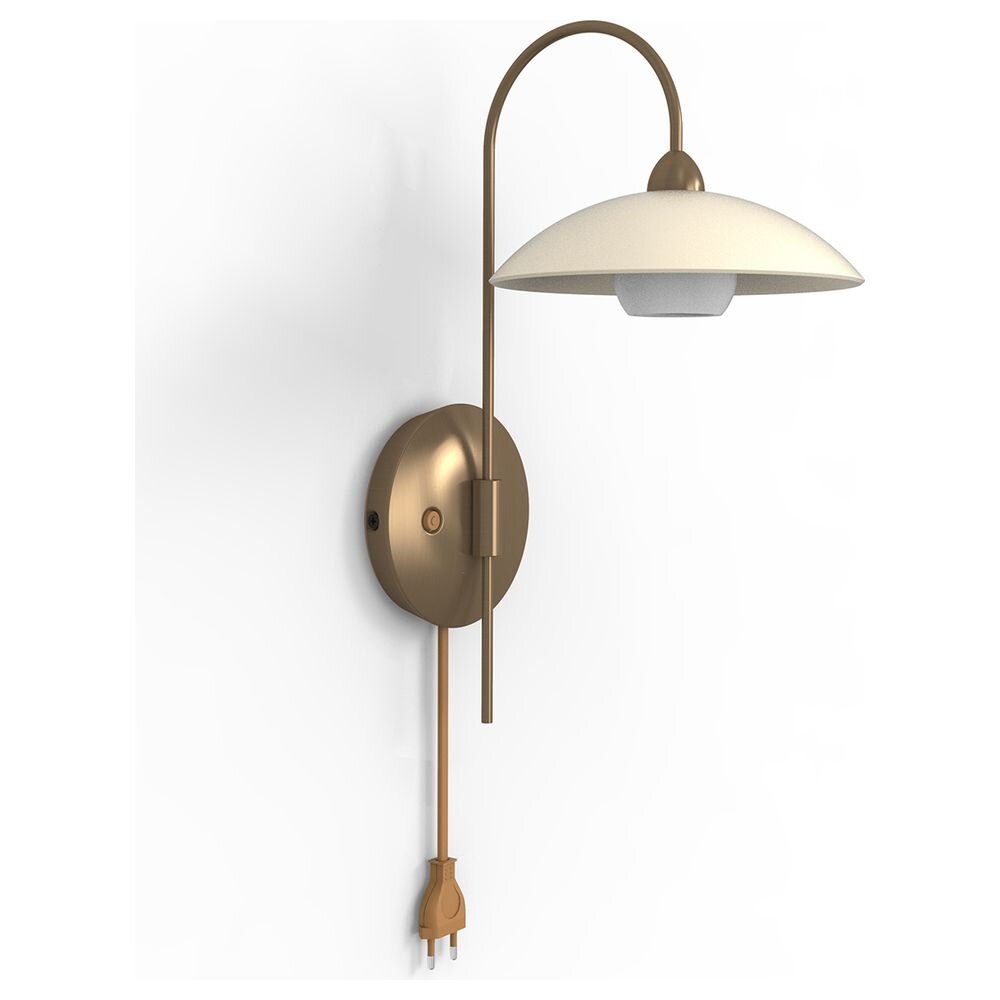 LED Wandleuchte Souvereign in Bronze und Weiß 3W 300lm G9