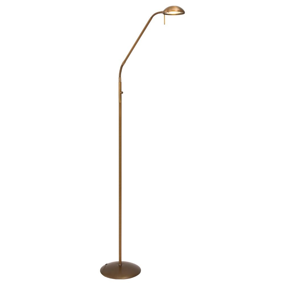 LED Stehleuchte Biron in Bronze und Weiß 6W 450lm