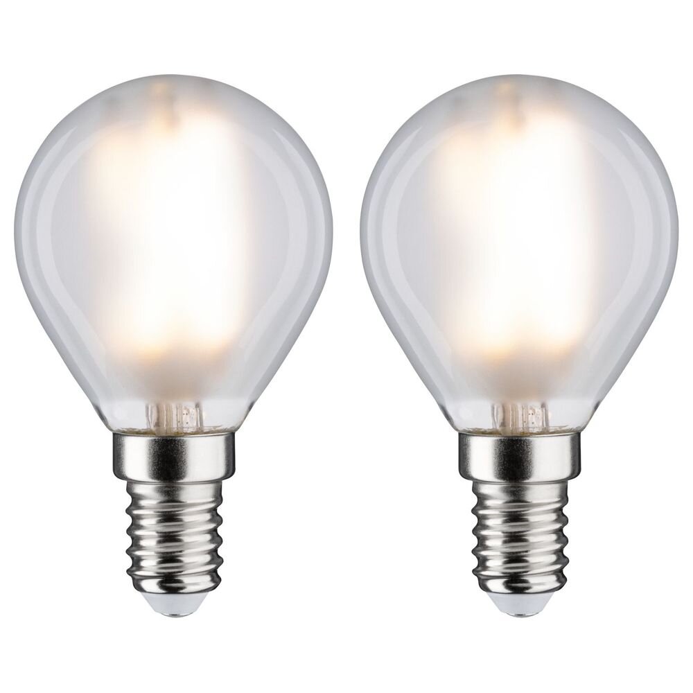 Paulmann LED Transparent-satiniert Glas 2-flammig