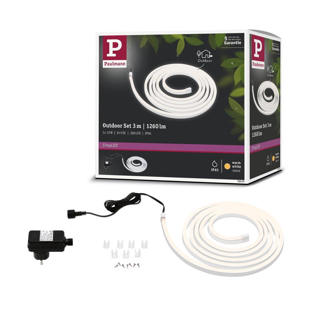 Paulmann SimpLED Strip, IP65 3.000 K, 3m günstig online kaufen