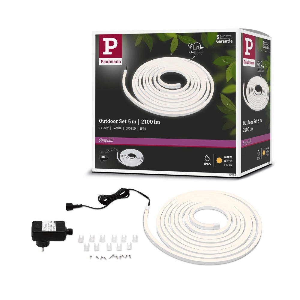 Paulmann SimpLED Strip, IP65 3.000 K, 5m günstig online kaufen