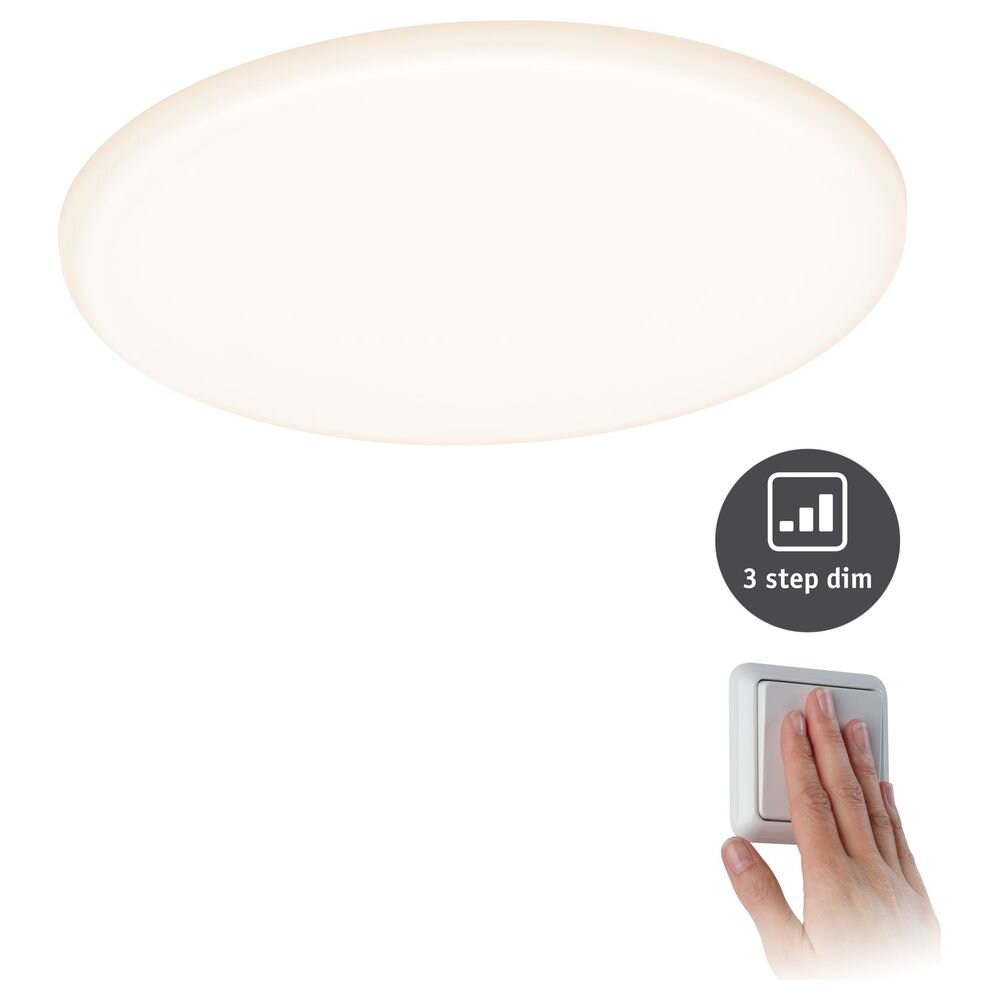 LED Deckenleuchte Veluna Varifit in Transparent-satiniert 17W 1400lm IP44 3 günstig online kaufen