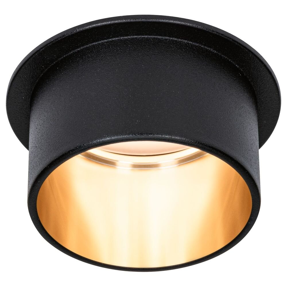 LED Einbauleuchte Gil in Schwarz-matt und Gold 6W 470lm IP44