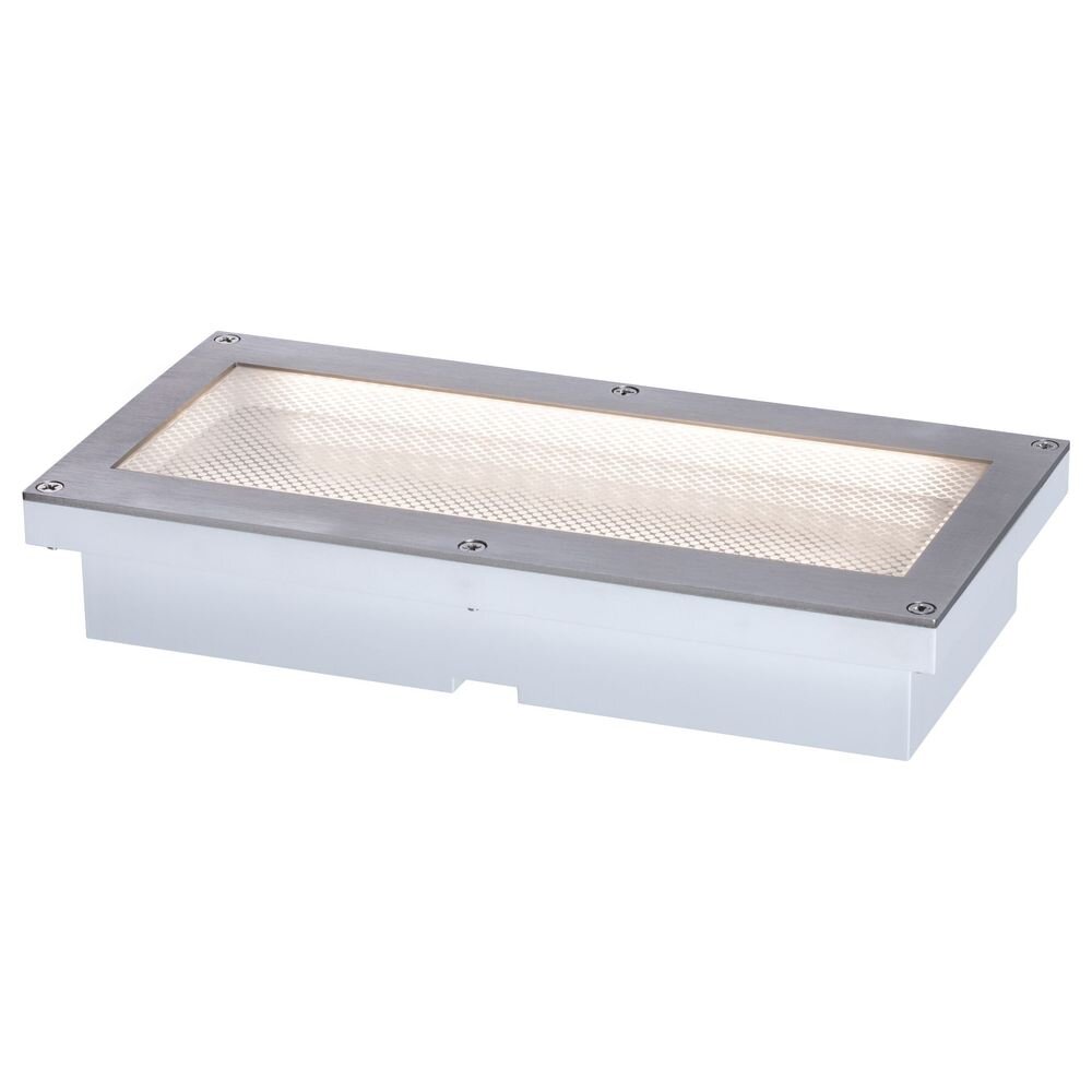 LED Bodeneinbauleuchte Brick in Aluminium und Grau 1,6W 40lm IP67 mit Beweg günstig online kaufen