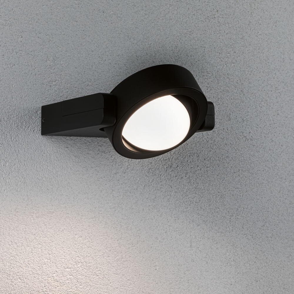 LED Wandleuchte Swivea in Anthrazit 8W 460lm IP44