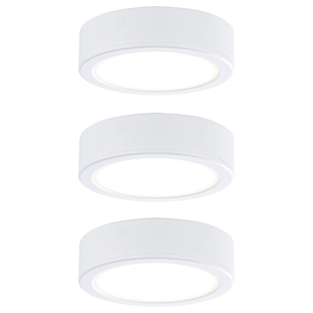 LED Aufbauleuchte Pukk in Weiß 3x 10,5W 630lm