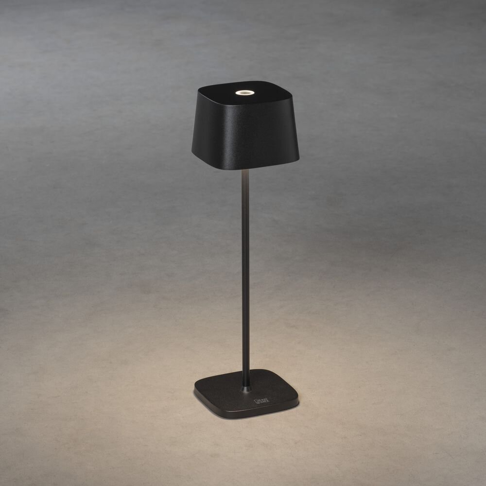 LED Akkuleuchte Capri in Schwarz 2,2W 180lm IP54 günstig online kaufen