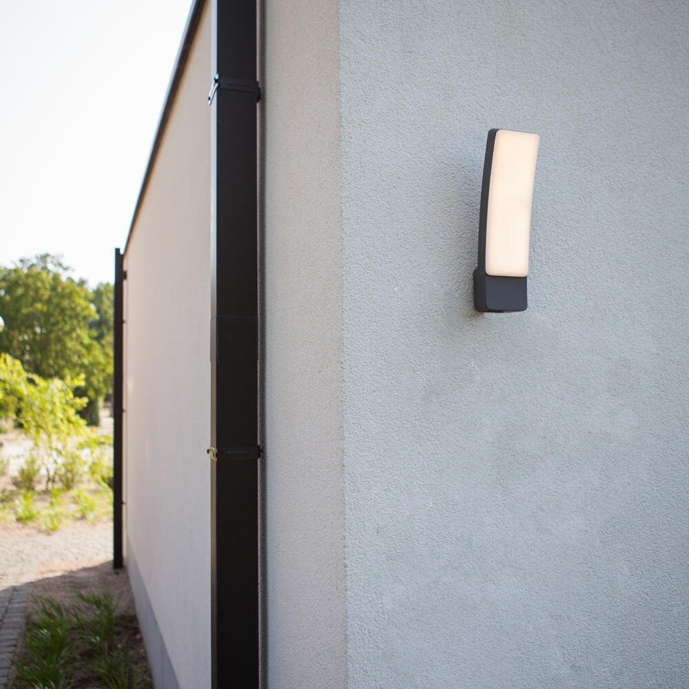 LED Wandleuchte Kira in Anthrazit 18W 1200lm IP54 Standard