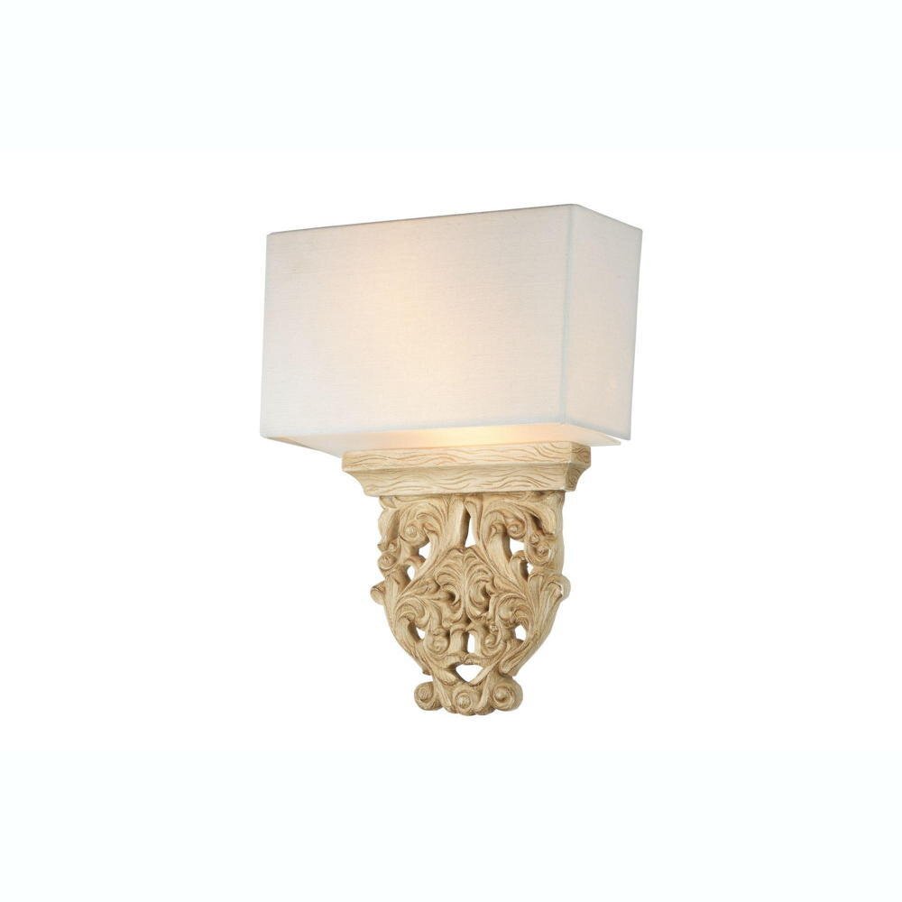 Wandleuchte Cipresso in Beige E14 2-flammig