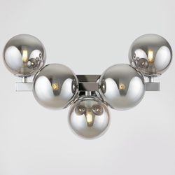 Wandleuchte Dallas in Chrom G9 5-flammig