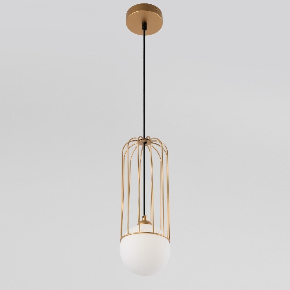 Maytoni Telford Hänge- & Pendellampe & Hängeleuchte Küche Schlafzimmer Flur modern Gold Metall G9 1-flammig