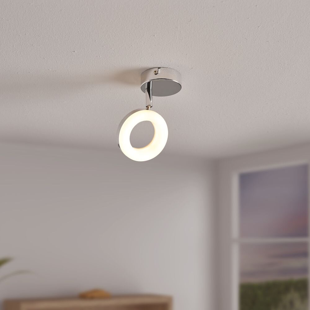 LED Wand- und Deckenspot Cecilia in Chrom und Weiß 4W 400lm günstig online kaufen