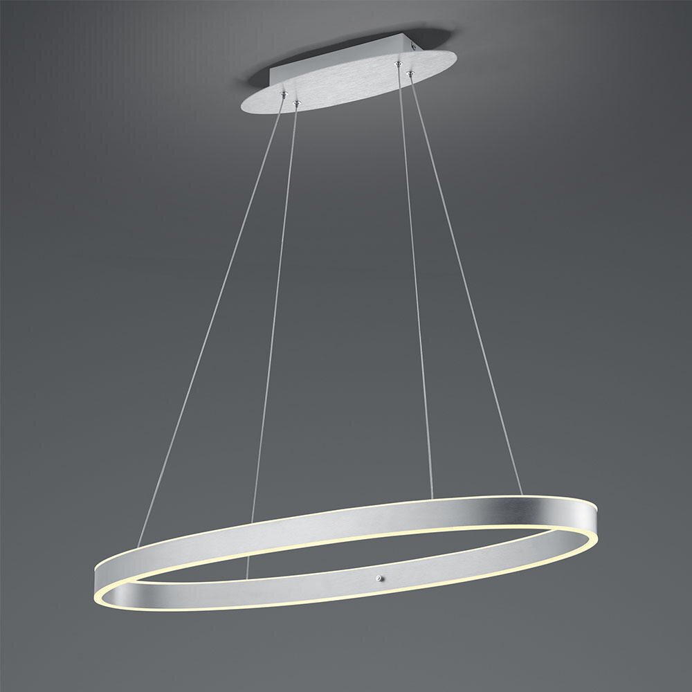 LED Pendelleuchte Delta in Aluminium-matt 50W 4800lm