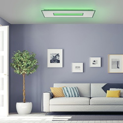 LED Deckenleuchte Recess in Weiß 54W 4000lm