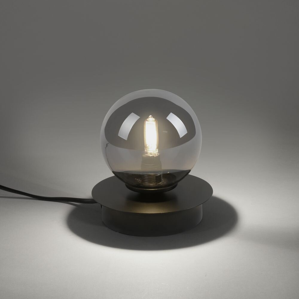 LED Tischleuchte Widow in Schwarz 3W 300lm G9 1-flammig