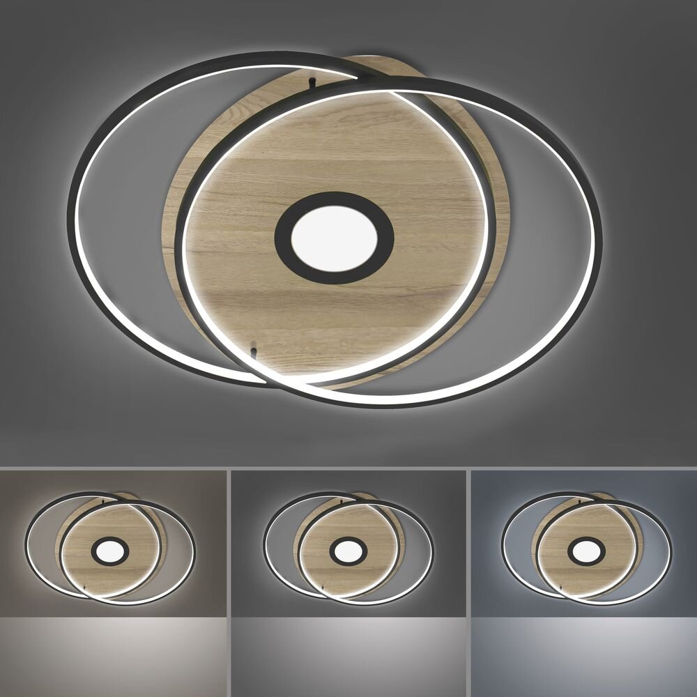 Q-Smart LED Deckenleuchte Q-Amira in Natur-hell 40W 4900lm