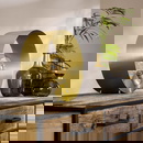 famlights | Tischleuchte Neyla in Gold E27