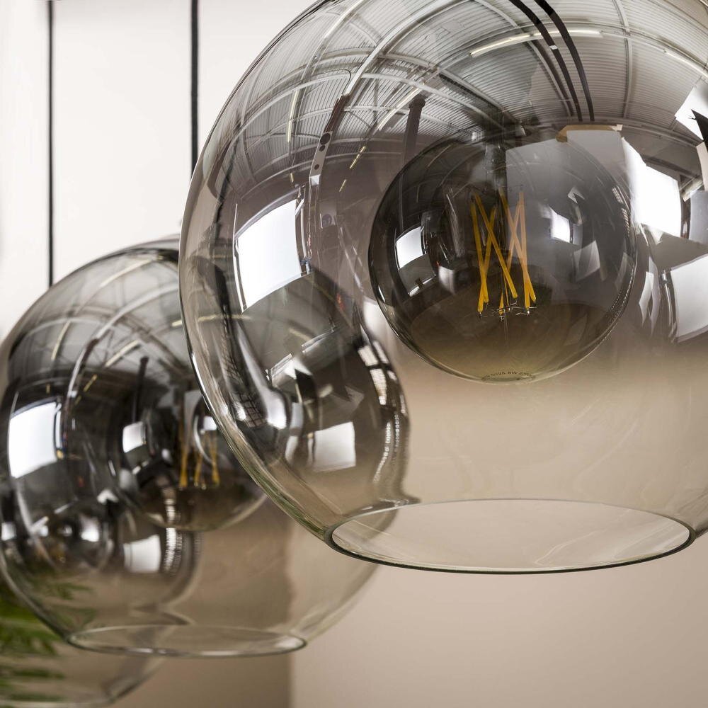 V-TAC Hängeleuchte – Glas, E27, Transparent, 220x280x1150 Mm, Für LED-Leuchtmittel, Modernes Design