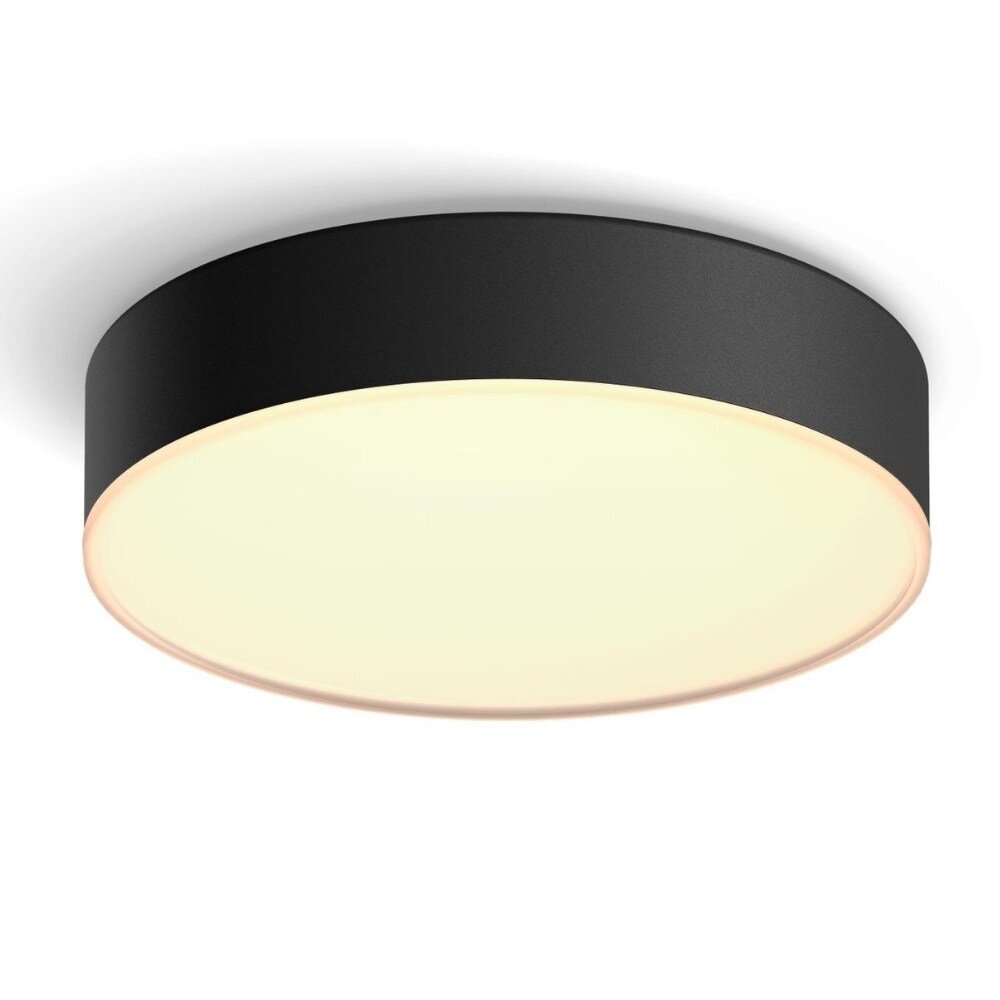 Philips Hue Bluetooth White Ambiance LED Deckenleuchte Enrave in Schwarz 9,6W 1220lm