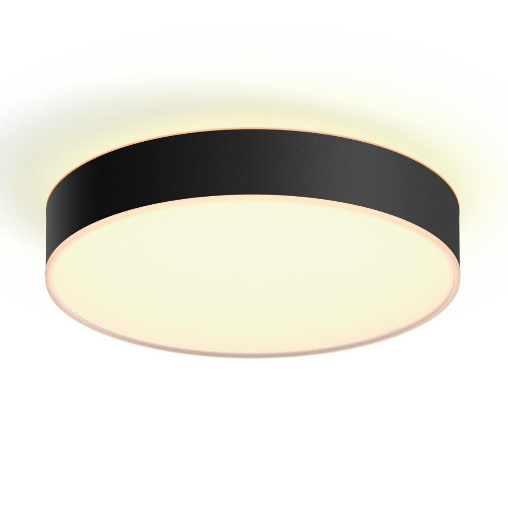 Philips Hue Bluetooth White Ambiance LED Deckenleuchte Enrave in Schwarz 19,2W 2450lm