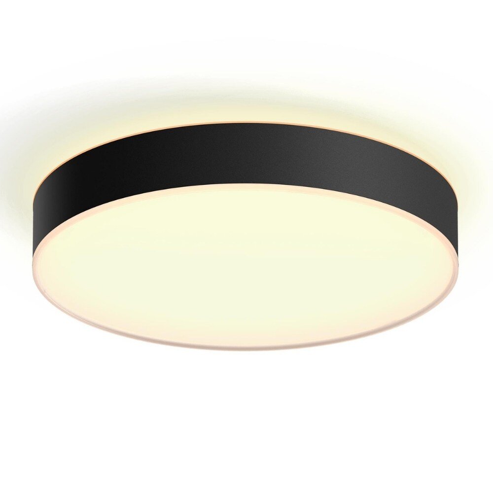 Philips Hue Bluetooth White Ambiance LED Deckenleuchte Enrave in Schwarz 33,5W 4300lm