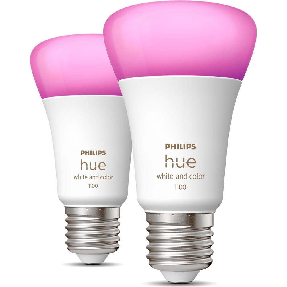 Philips Hue White&Color Ambiance E27 11W 1055lm 2er günstig online kaufen