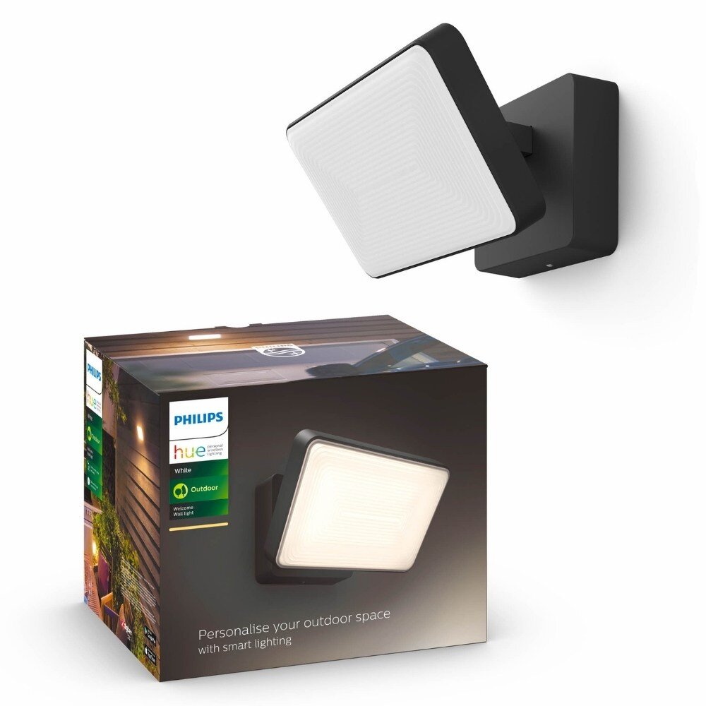 Philips Hue Flutlicht Welcome in Schwarz 30W 2600lm IP44