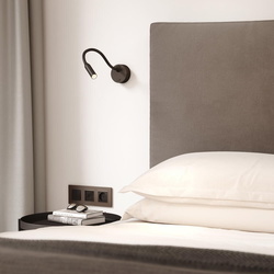 LED Leseleuchte Lucca in Schwarz-matt 3,6W 124lm mit...