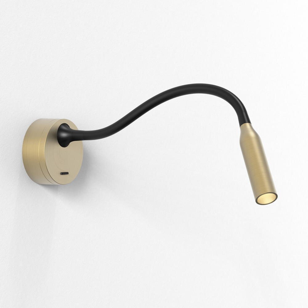 LED Leseleuchte Lucca in Gold-matt 3,6W 124lm mit Schalter