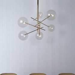 LED Pendelleuchten Alara in Gold und Grau G4 6x1,5W 900lm...