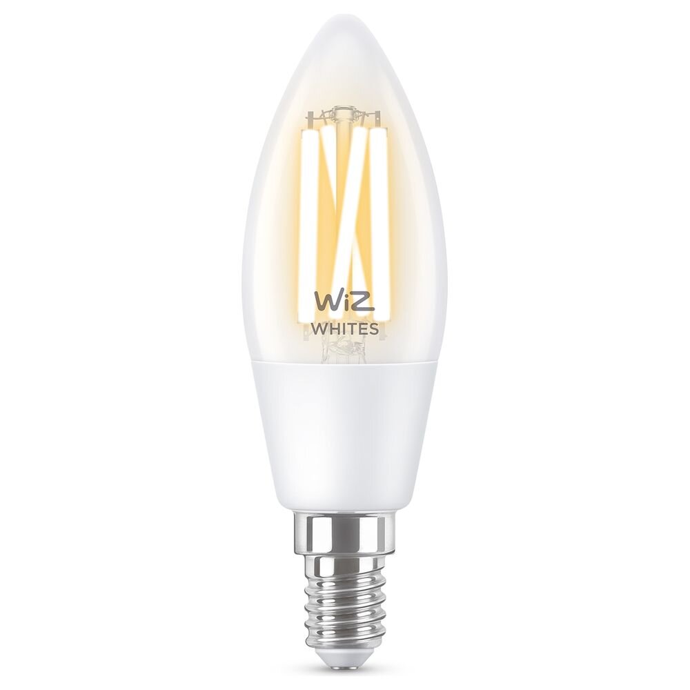 WiZ smarte LED Filament Lampe E14 Kerze - B35 4,9W 470lm 2700-6500K dimmbar Einerpack