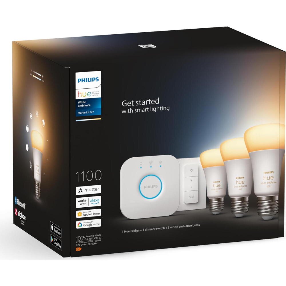 Philips Hue newest bridge + 3 farblich dimmbare Glühbirnen