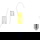 Philips LED Filament Lampe E14 Kerze - B35 5,9W 810lm 2200-2700K dimmbar Einerpack