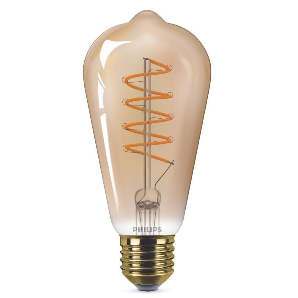 Philips Vintage LED Filament Lampe ersetzt 25W E27 ST64 Edisonform 4W 250lm günstig online kaufen