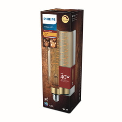 Philips Vintage LED Filament Lampe ersetzt 40W E27...