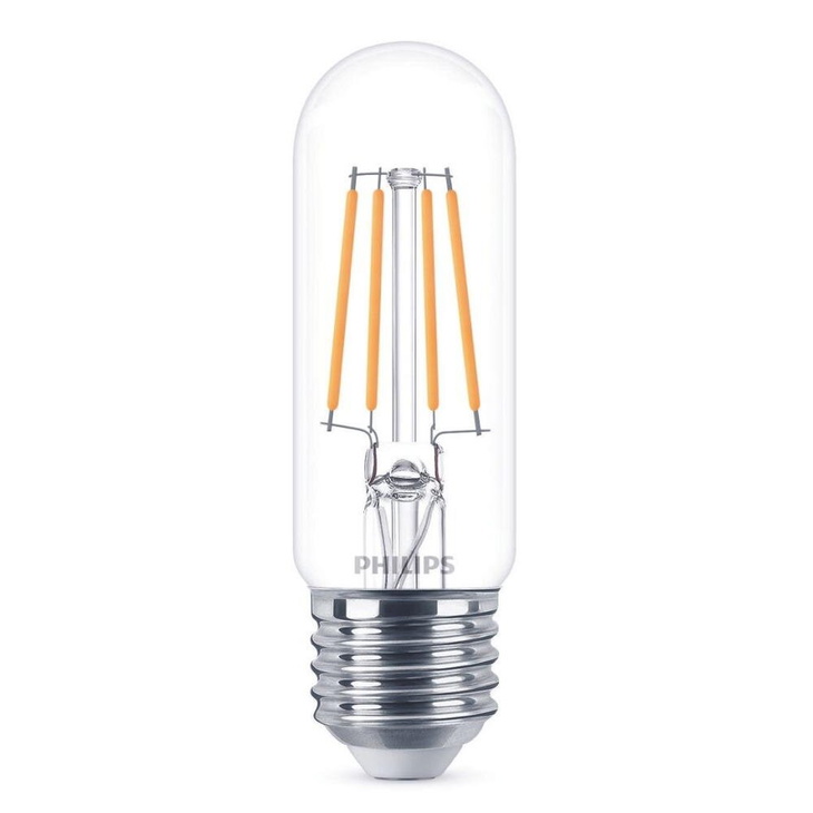 Philips LED Filament Lampe ersetzt 40W E27 Röhre - T30 4,5W 470lm 2700K Einerpack