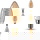 Philips LED Lampe ersetzt 15W, E14 Kerzenform B35, gold, warmweiß, 136 Lumen, dimmbar