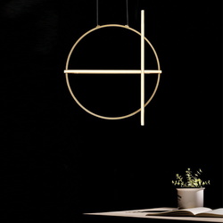 LED Pendelleuchte Arte in Gold 3x16,2W 3360lm