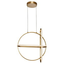 LED Pendelleuchte Arte in Gold 3x16,2W 3360lm