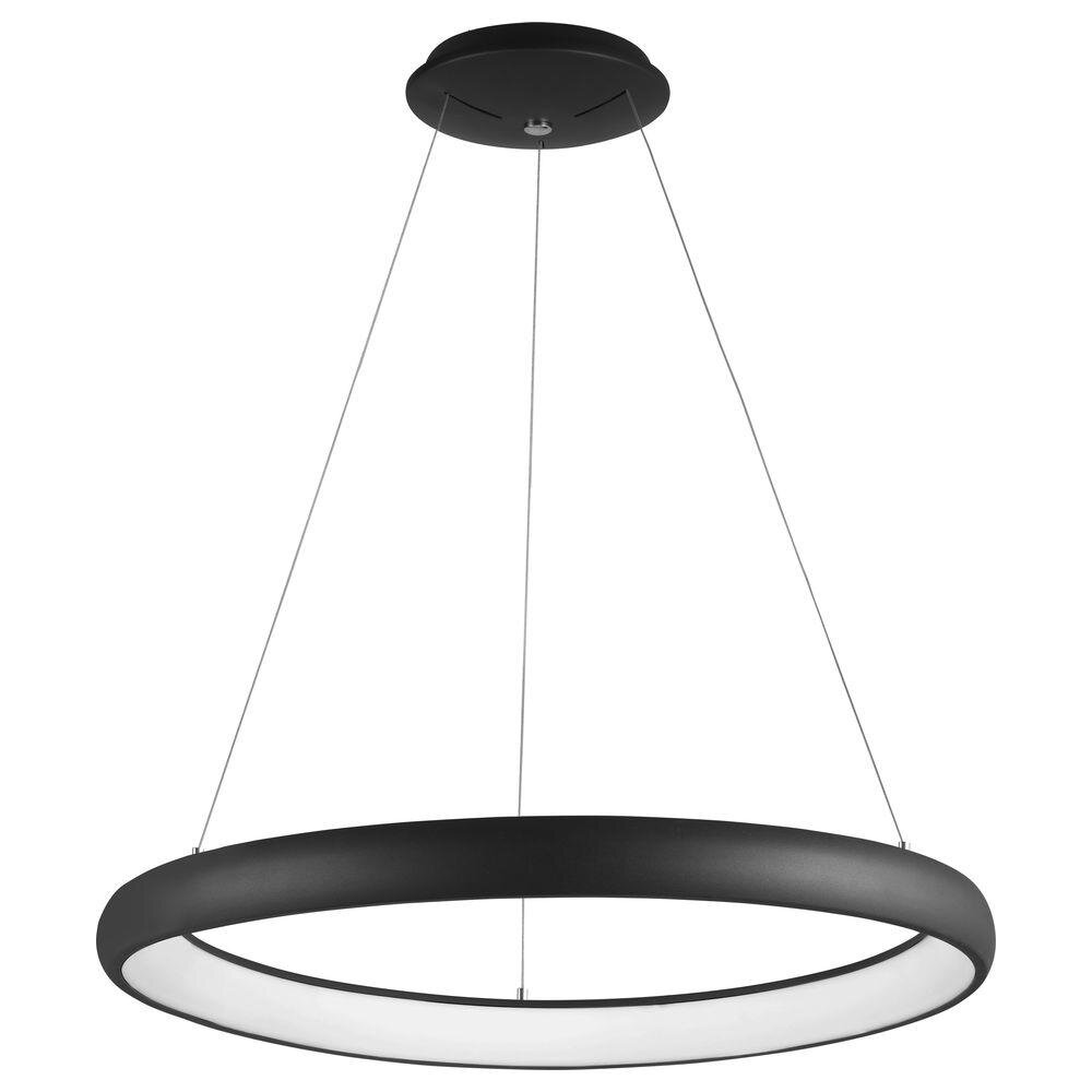 LED Pendelleuchte Albi in Schwarz 50W 2500lm günstig online kaufen