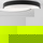 LED Deckenleuchten Rando Thin in Schwarz-satiniert 50W 3250lm