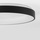 LED Deckenleuchten Rando Thin in Schwarz-satiniert 50W 3250lm